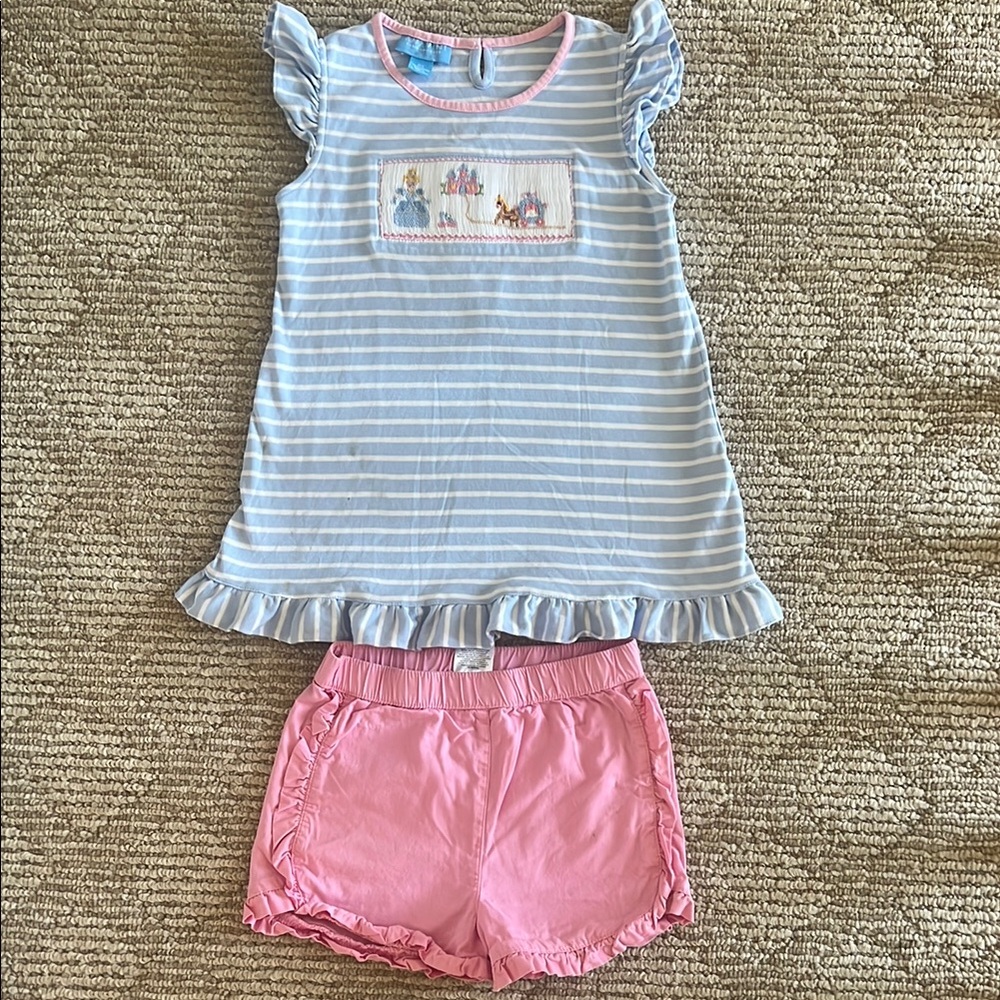 Striped Blue and Pink Cinderella Set